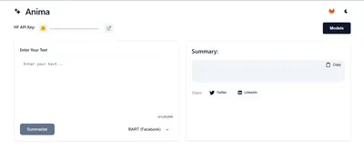 Anima: AI Text Summarizer